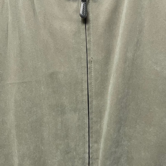 vintage 90s London fog full zip bomber style soft textured jacket W/ 2 pockets - Picture 3 of 7